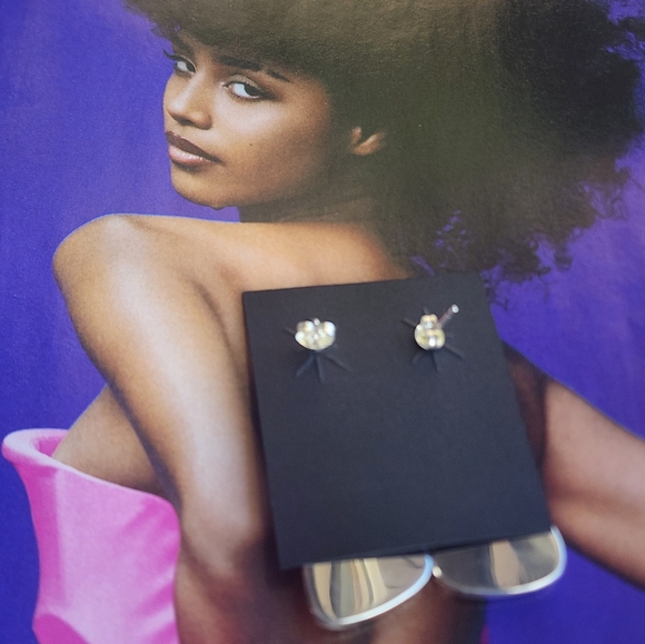 🆕️Turquoise and Silver Native Made Drop Earrings~ So Pretty ~ Fox Turquoise - Picture 8 of 8